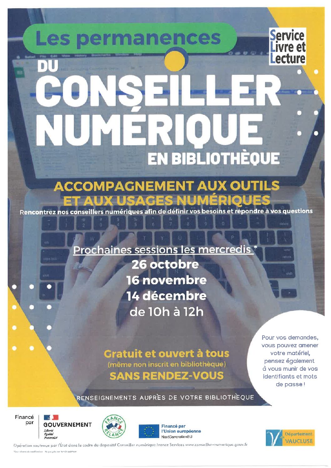 Affiche conseiller numérique