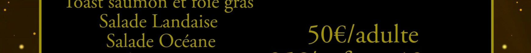 Réveillon de la St Sylvestre le 31/12/2025